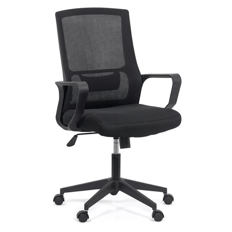 Scaun birou negru stofa sezut buretat OFF631 Pro Lab