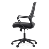 Scaun birou negru stofa sezut buretat OFF631 Pro Lab