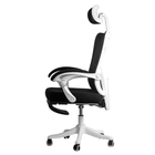 Scaun birou negru stofa suport lombar reglabil OFF428 Jolly