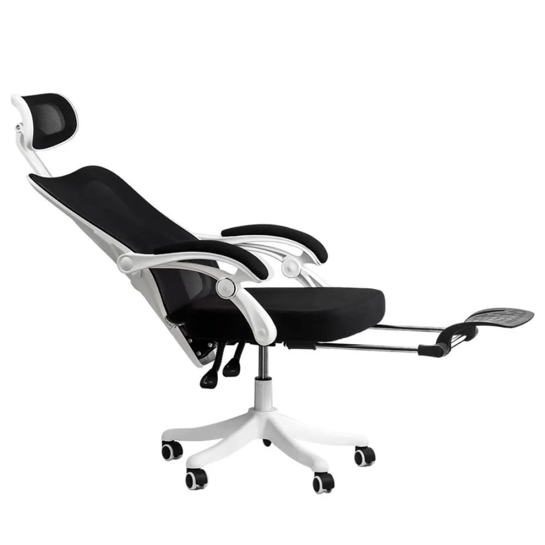 Scaun birou negru stofa suport lombar reglabil OFF428 Jolly