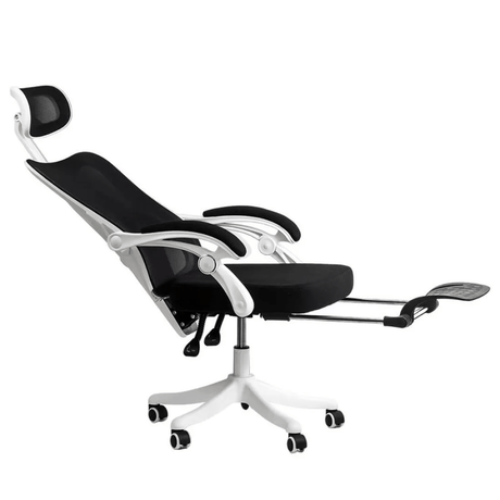 Scaun birou negru stofa suport lombar reglabil OFF428 Jolly