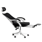 Scaun birou negru stofa suport lombar reglabil OFF428 Jolly