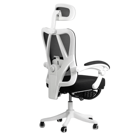 Scaun birou negru stofa suport lombar reglabil OFF428 Jolly