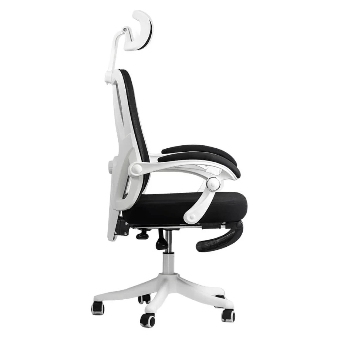 Scaun birou negru stofa suport lombar reglabil OFF428 Jolly