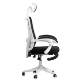 Scaun birou negru stofa suport lombar reglabil OFF428 Jolly