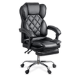Scaun birou perne cervicale piele extensibil OFF412 Aspire NEGRU