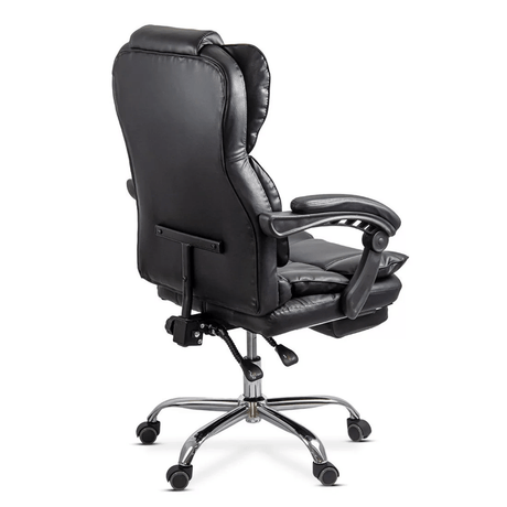 Scaun birou perne cervicale piele extensibil OFF412 Aspire NEGRU