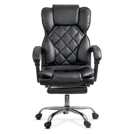 Scaun birou perne cervicale piele extensibil OFF412 Aspire NEGRU