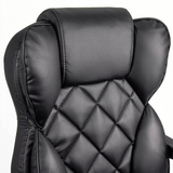 Scaun birou perne cervicale piele extensibil OFF412 Aspire NEGRU