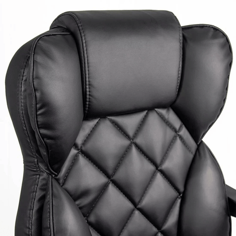 Scaun birou perne cervicale piele extensibil OFF412 Aspire NEGRU