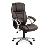 Scaun birou piele maro ergonomic OFF223 Onyx Ash
