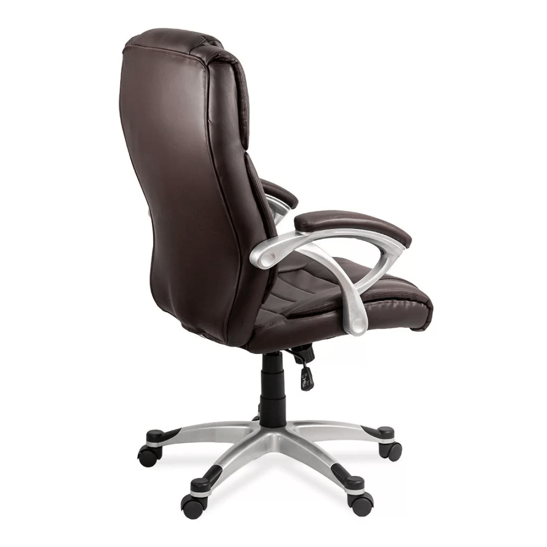 Scaun birou piele maro ergonomic OFF223 Onyx Ash