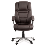 Scaun birou piele maro ergonomic OFF223 Onyx Ash