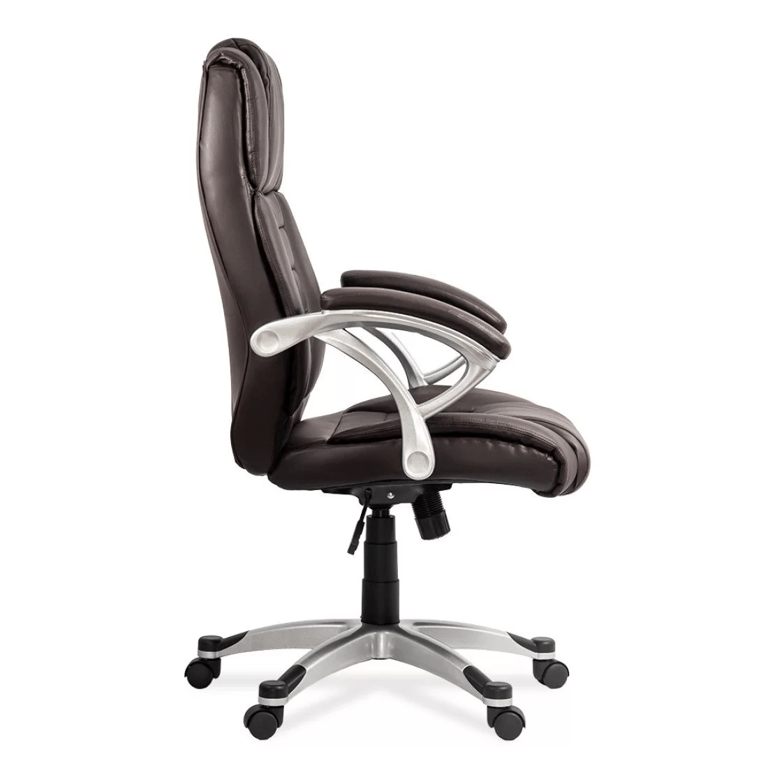 Scaun birou piele maro ergonomic OFF223 Onyx Ash