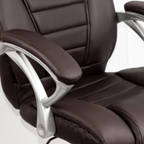 Scaun birou piele maro ergonomic OFF223 Onyx Ash