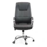 Scaun birou piele mecanism balans OFF324 Manager NEGRU