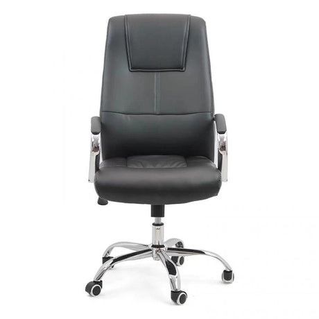Scaun birou piele mecanism balans OFF324 Manager NEGRU