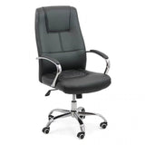 Scaun birou piele mecanism balans OFF324 Manager NEGRU