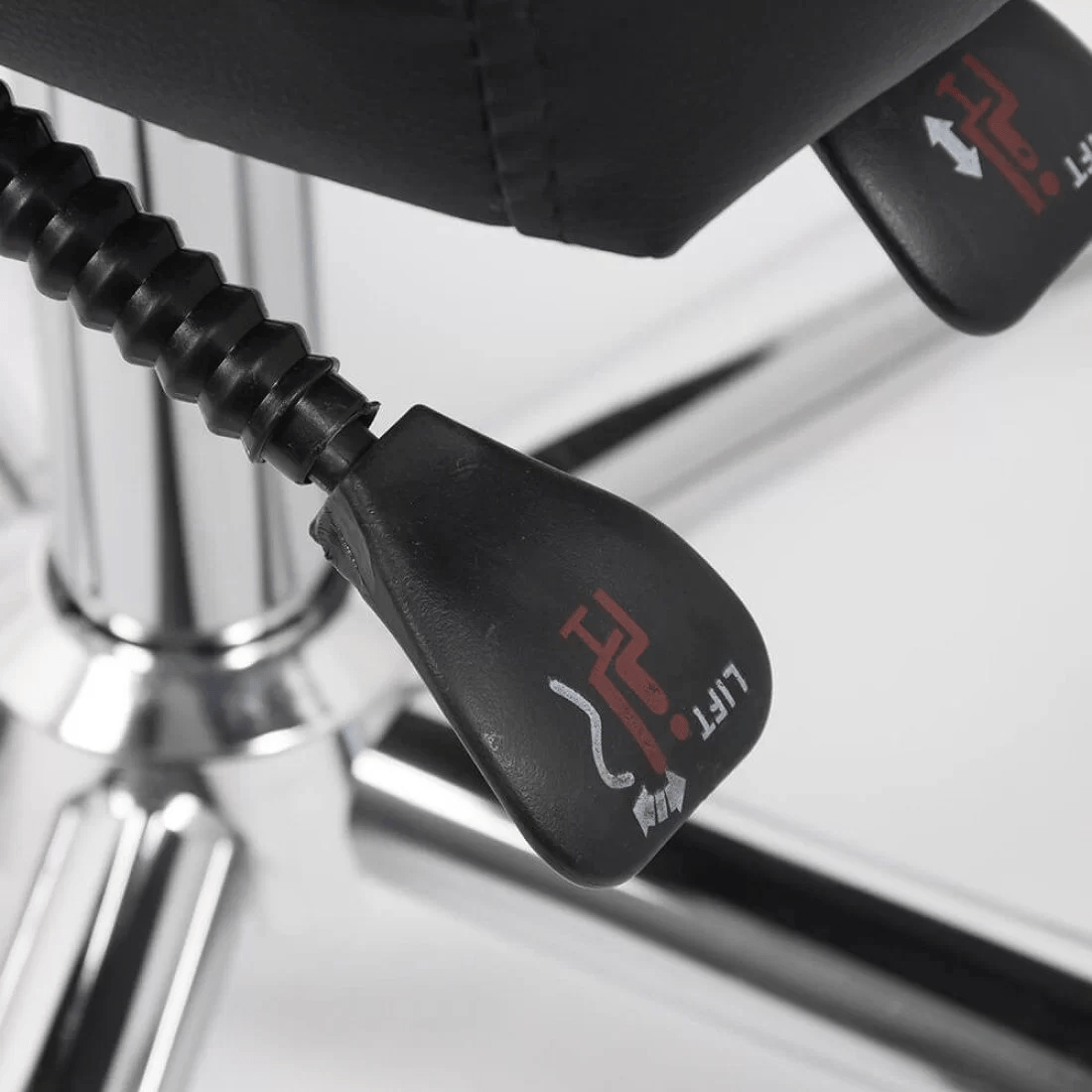 Scaun birou piele negru relaxare OFF321 Activair