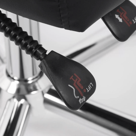 Scaun birou piele negru relaxare OFF321 Activair
