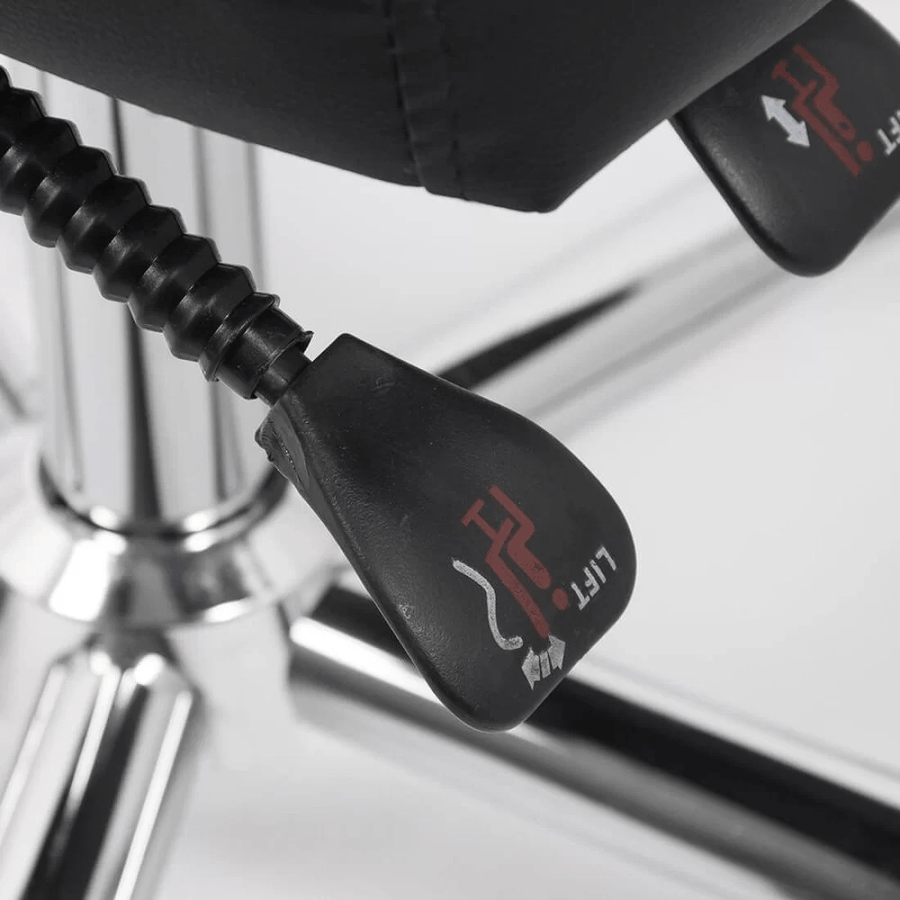 Scaun birou piele negru relaxare OFF321 Activair