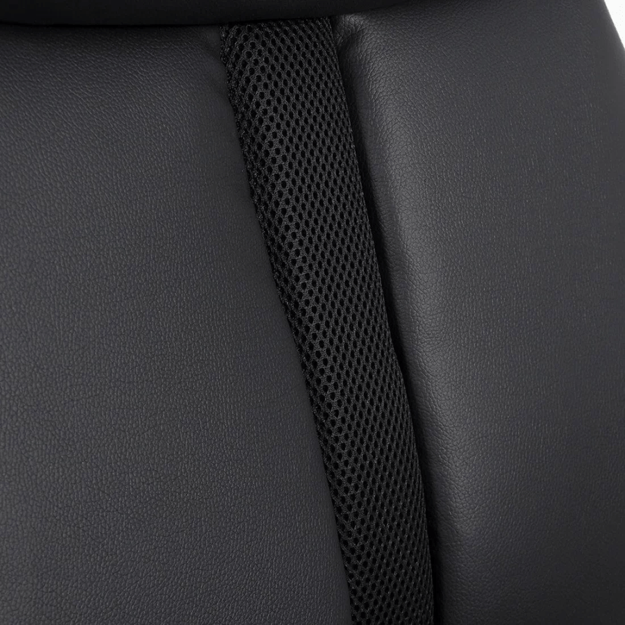 Scaun birou piele negru relaxare OFF321 Activair