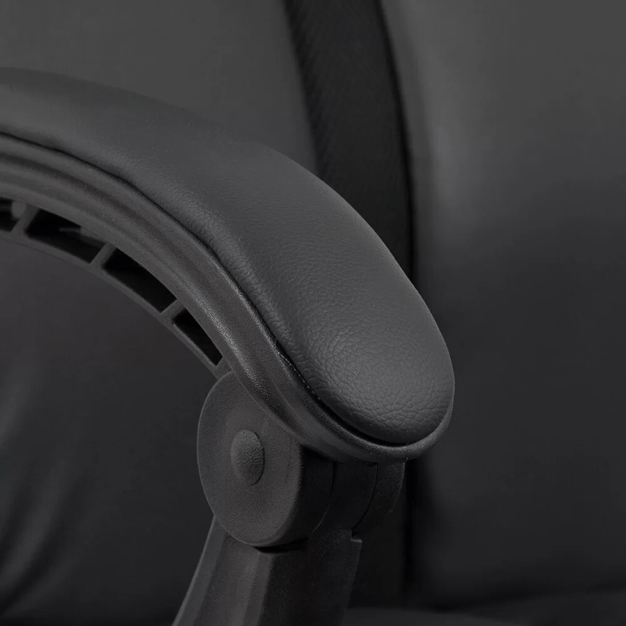 Scaun birou piele negru relaxare OFF321 Activair
