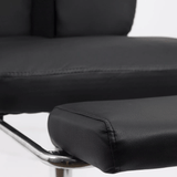 Scaun birou piele negru relaxare OFF321 Activair