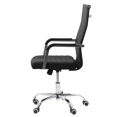 Scaun birou piele sezut buretat spatar subtire OFF319 Cordial Max