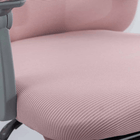 Scaun birou relaxare roz stofa reclinabil OFF430 Aero Fields