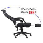 Scaun birou stofa extensibil reclinabil 135 grade OFF927 RoninX