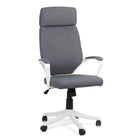 Scaun birou stofa negru cadru alb OFF630 Office Comfort