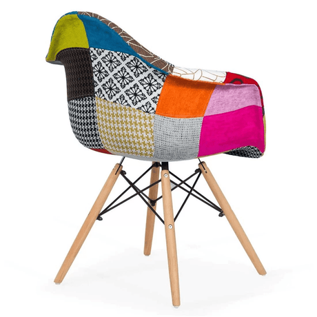 Scaun bucatarie multicolor stofa cadru lemn BUC243 Sunrise Breeze