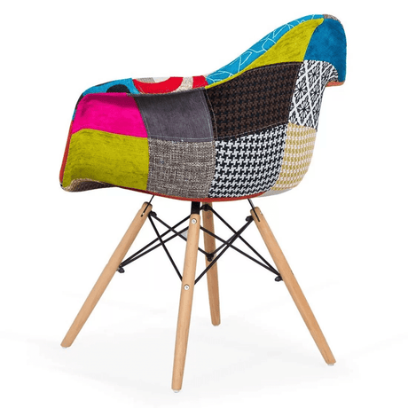 Scaun bucatarie multicolor stofa cadru lemn BUC243 Sunrise Breeze