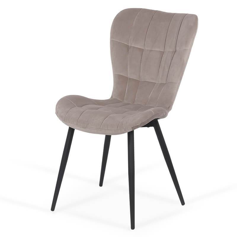 Scaun bucatarie stofa albastru cadru antracit BUC247 Chateau Azul