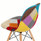 Scaun bucatarie stofa multicolora cadru lemn fag BUC232C-M1 Happy Days