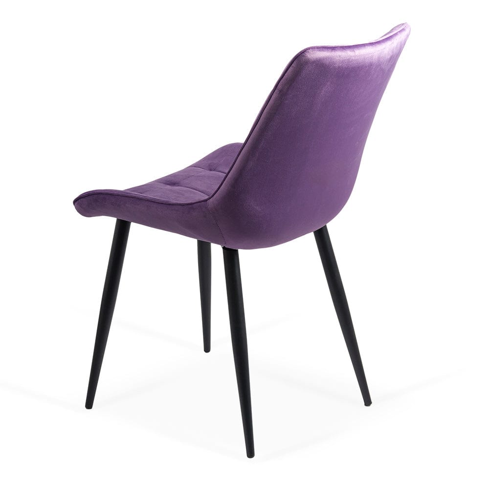 Scaun catifea cadru metalic negru BUC206 Cote D'Azur