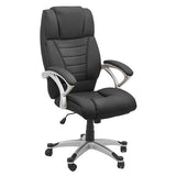 Scaun de birou ergonomic piele neagra OFF223 Onyx Ash
