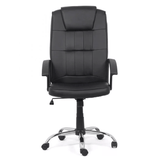Scaun directorial negru piele ecologica OFF010 Mist