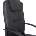 Scaun directorial negru piele ecologica OFF010 Mist