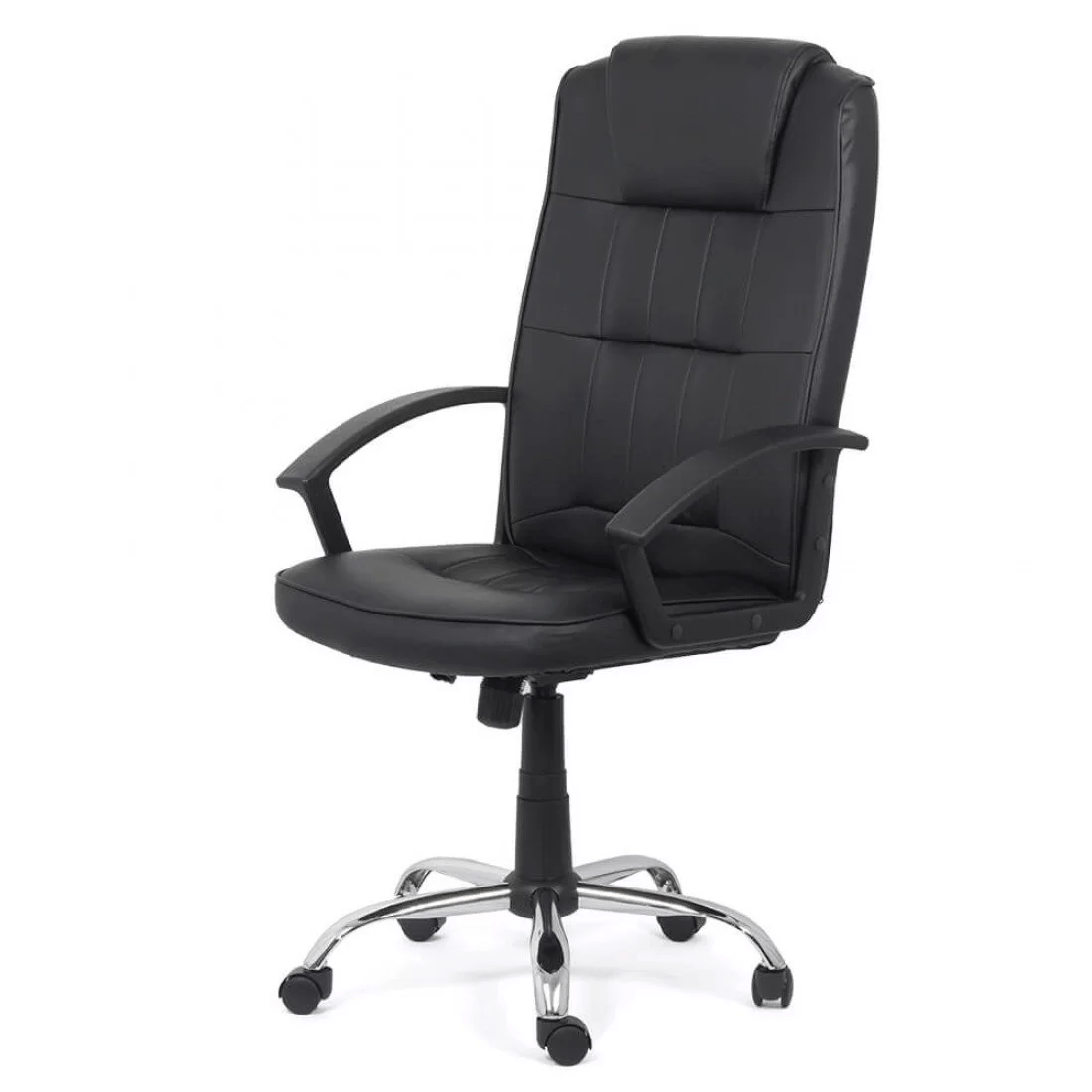 Scaun directorial negru piele ecologica OFF010 Mist