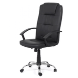 Scaun directorial negru piele ecologica OFF010 Mist