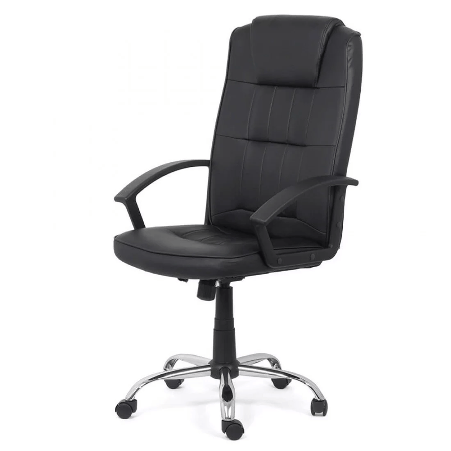 Scaun directorial negru piele ecologica OFF010 Mist