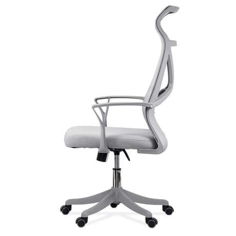 Scaun ergonomic gri, sezut buretat, spatar panza, OFF431 Aero Light
