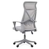 Scaun ergonomic gri, sezut buretat, spatar panza, OFF431 Aero Light