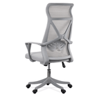 Scaun ergonomic gri, sezut buretat, spatar panza, OFF431 Aero Light
