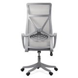 Scaun ergonomic gri, sezut buretat, spatar panza, OFF431 Aero Light