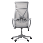 Scaun ergonomic gri, sezut buretat, spatar panza, OFF431 Aero Light
