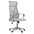 Scaun ergonomic gri, sezut buretat, spatar panza, OFF431 Aero Light