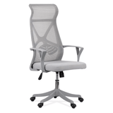 Scaun ergonomic gri, sezut buretat, spatar panza, OFF431 Aero Light
